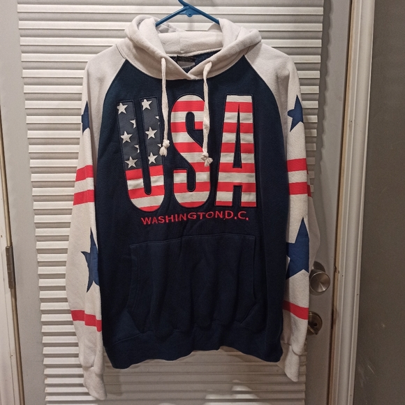 USA Sweater pullover Hoodie - Picture 1 of 6